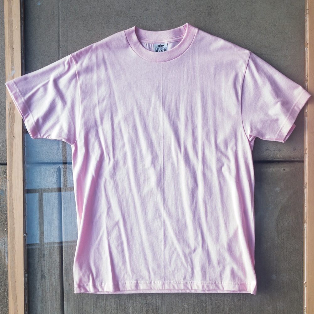 Pink Pro Club Comfort Crewneck Large